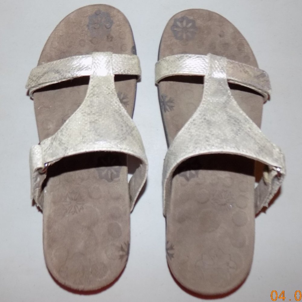 Vionic orthoheel Molly Pearl python leather 5.5-6 - Picture 7 of 8
